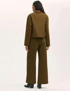 Canvas Collared Utility Jacket