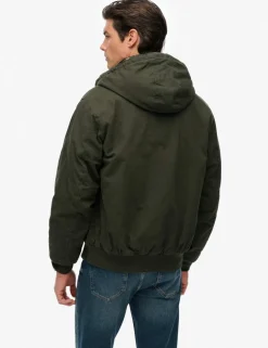 Canvas Hooded Parka Jacket