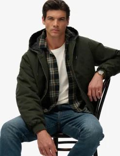 Canvas Hooded Parka Jacket