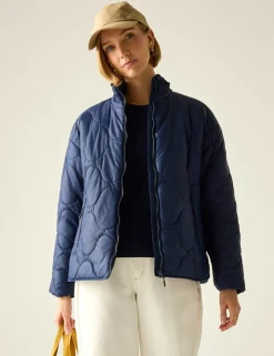 Carlotte Padded Quilted Zip Up Jacket