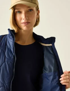 Carlotte Padded Quilted Zip Up Jacket