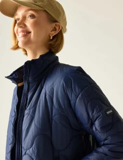 Carlotte Padded Quilted Zip Up Jacket