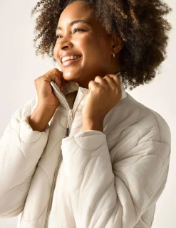 Carlotte Padded Quilted Zip Up Jacket