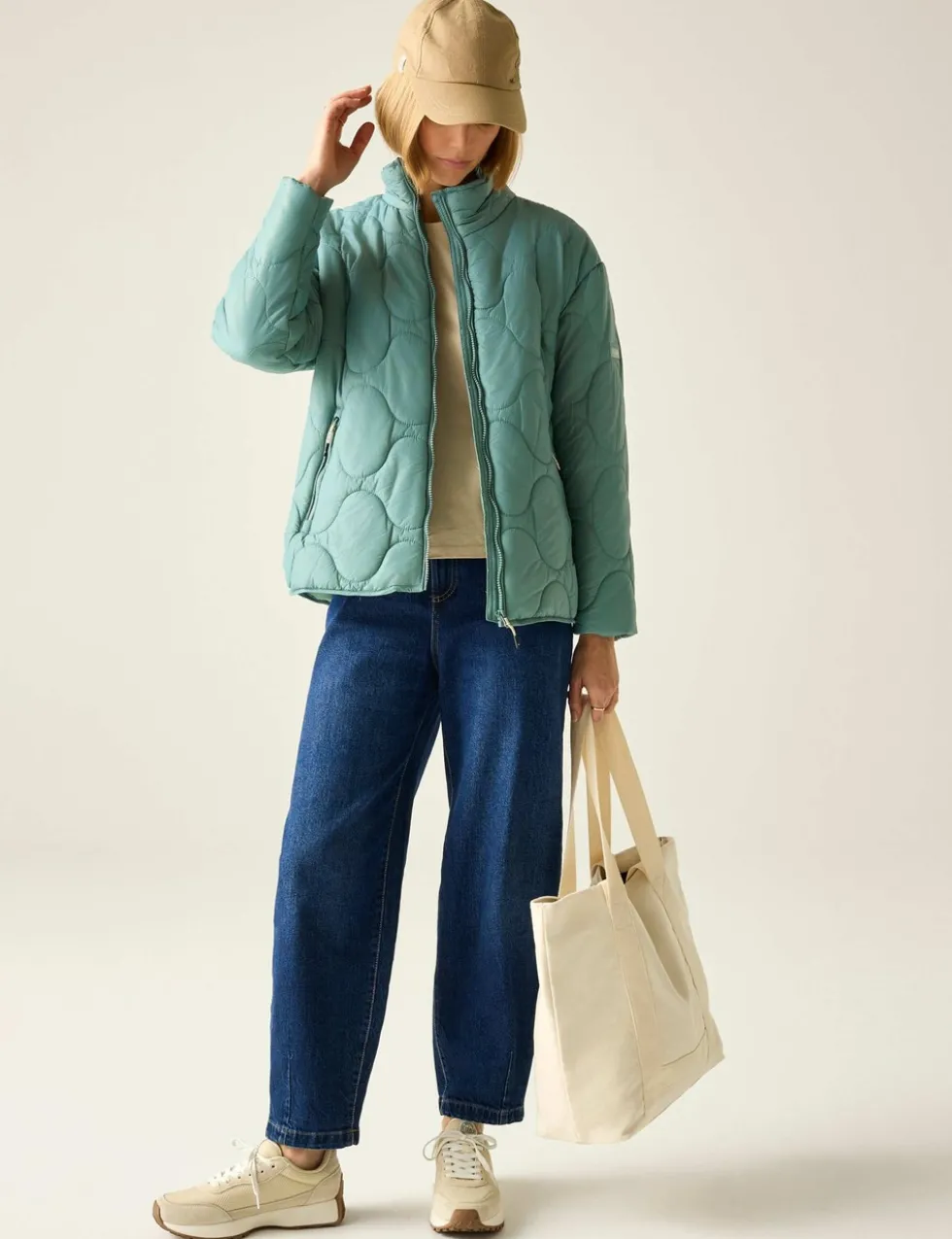 Carlotte Padded Quilted Zip Up Jacket