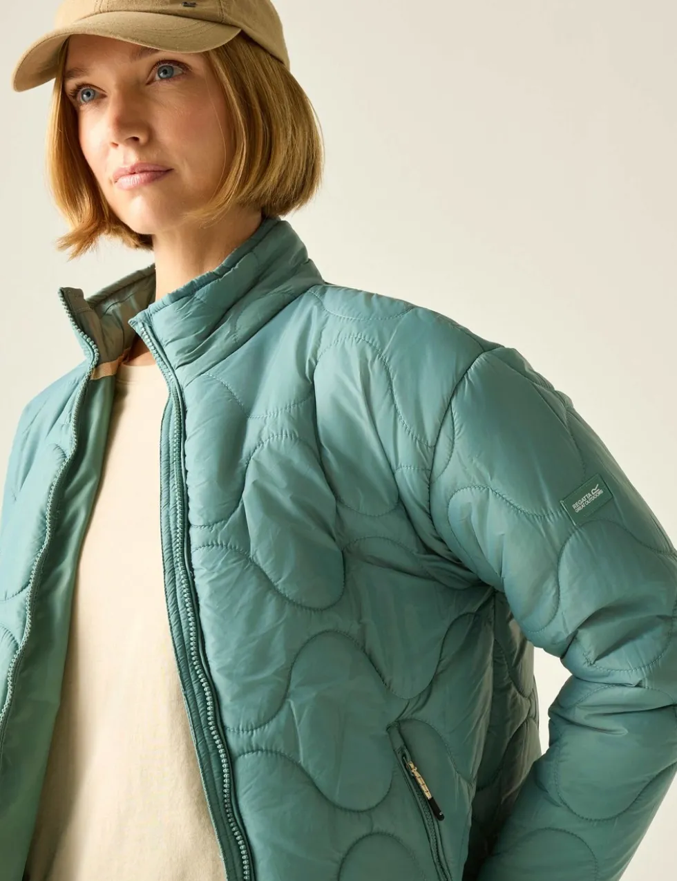 Carlotte Padded Quilted Zip Up Jacket