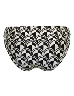 Casablanca Printed Roll Top Bikini Bottoms