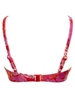 Casablanca Wired Tie Front Plunge Bikini Top (B-G)