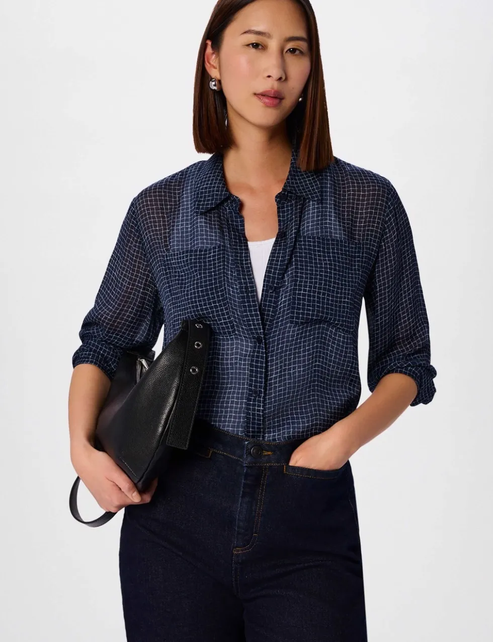 Checked Collared Shirt