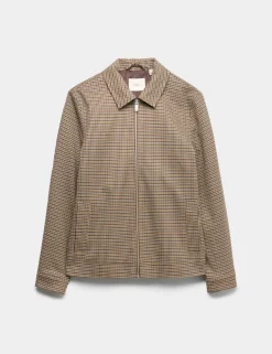 Checked Harrington Jacket