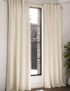 Chenille Gingham Multiway Blackout Curtains