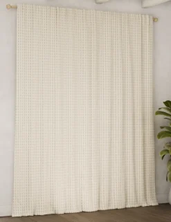 Chenille Gingham Multiway Blackout Curtains