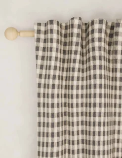 Chenille Gingham Multiway Blackout Curtains