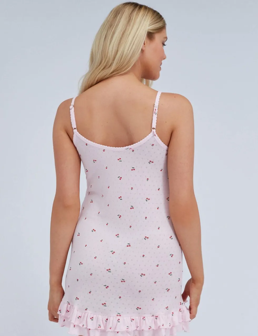 Cherry Pointelle Nightdress