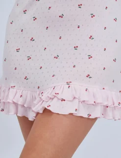 Cherry Pointelle Nightdress