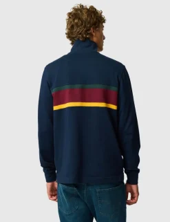 Chesterfield Pure Cotton Half Zip Sweatshirt