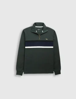 Chesterfield Pure Cotton Half Zip Sweatshirt