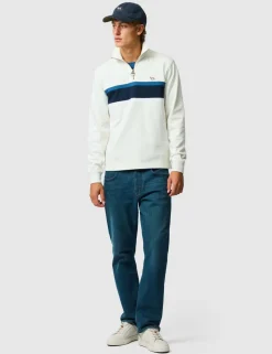 Chesterfield Pure Cotton Half Zip Sweatshirt