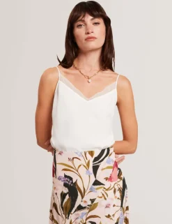 Chiffon Insert Cami Top