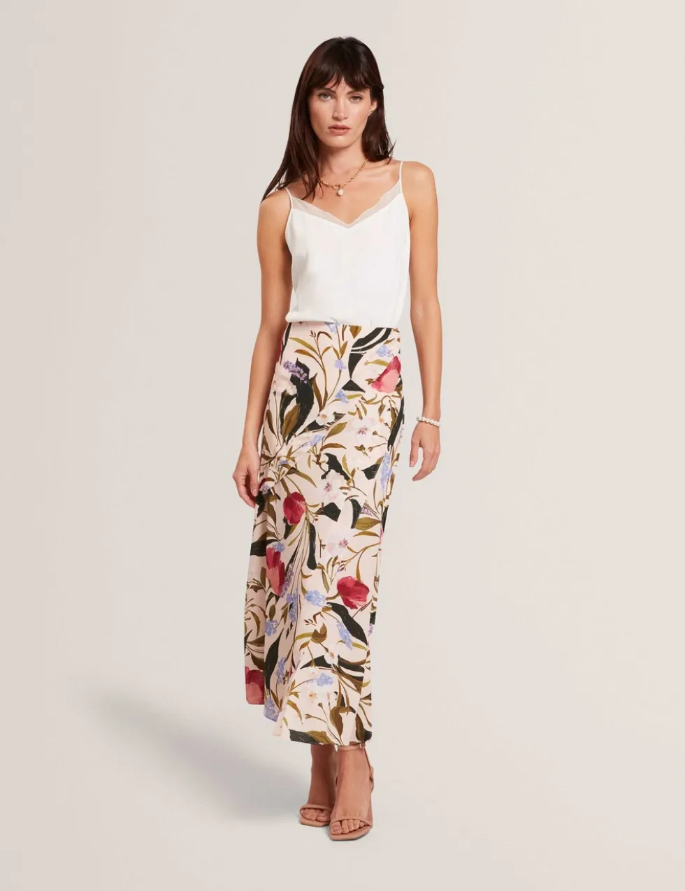 Chiffon Insert Cami Top