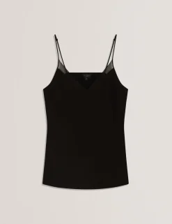 Chiffon Insert Cami Top