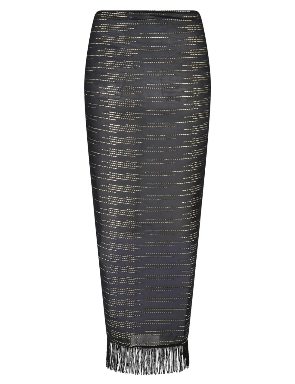 Chiffon Sparkly Striped Sarong