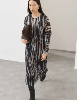 Chifon Printed Midaxi Column Dress