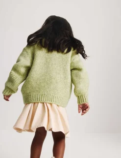 Chunky Knit V-Neck Textured Cardigan (2-10 Yrs)