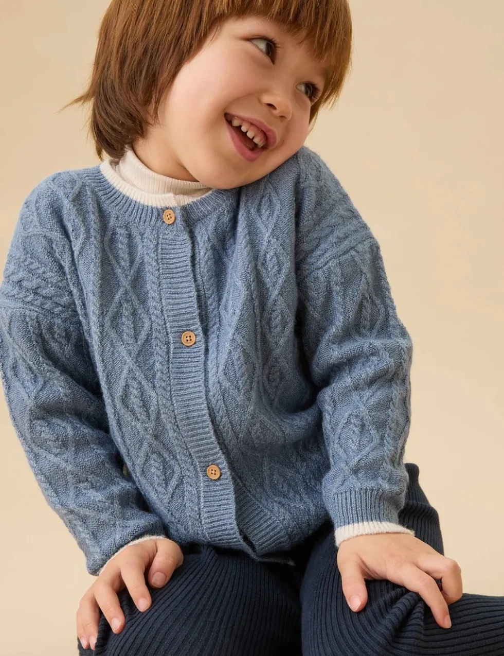 Chunky Knitted Cardigan (0-3 Yrs)
