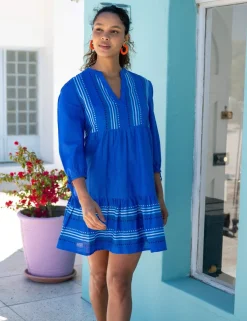 Claire Linen Blend Beach Kaftan Dress