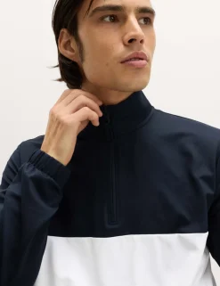 Club Sport Colour Block Half Zip Sweatshirt