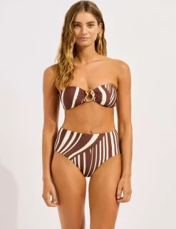 Coastline High Waisted Bikini Bottoms