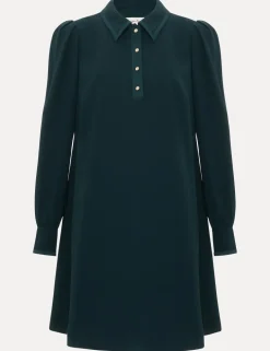 Collared Mini Swing Dress
