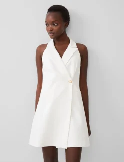 Collared Mini Tailored Dress