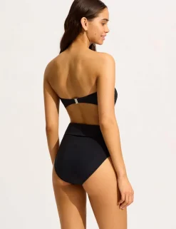 Collective Twist Front Bandeau Bikini Top