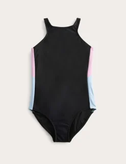 Colour Block Sports Period Swimsuit (8-16 Yrs)