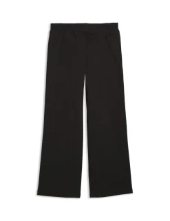 Comfort Cotton Blend Wide Leg Joggers