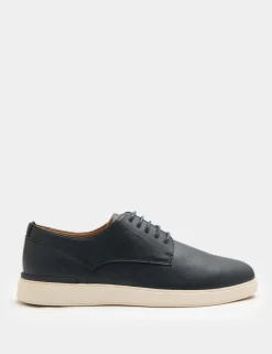Contrast Sole Derby Shoes