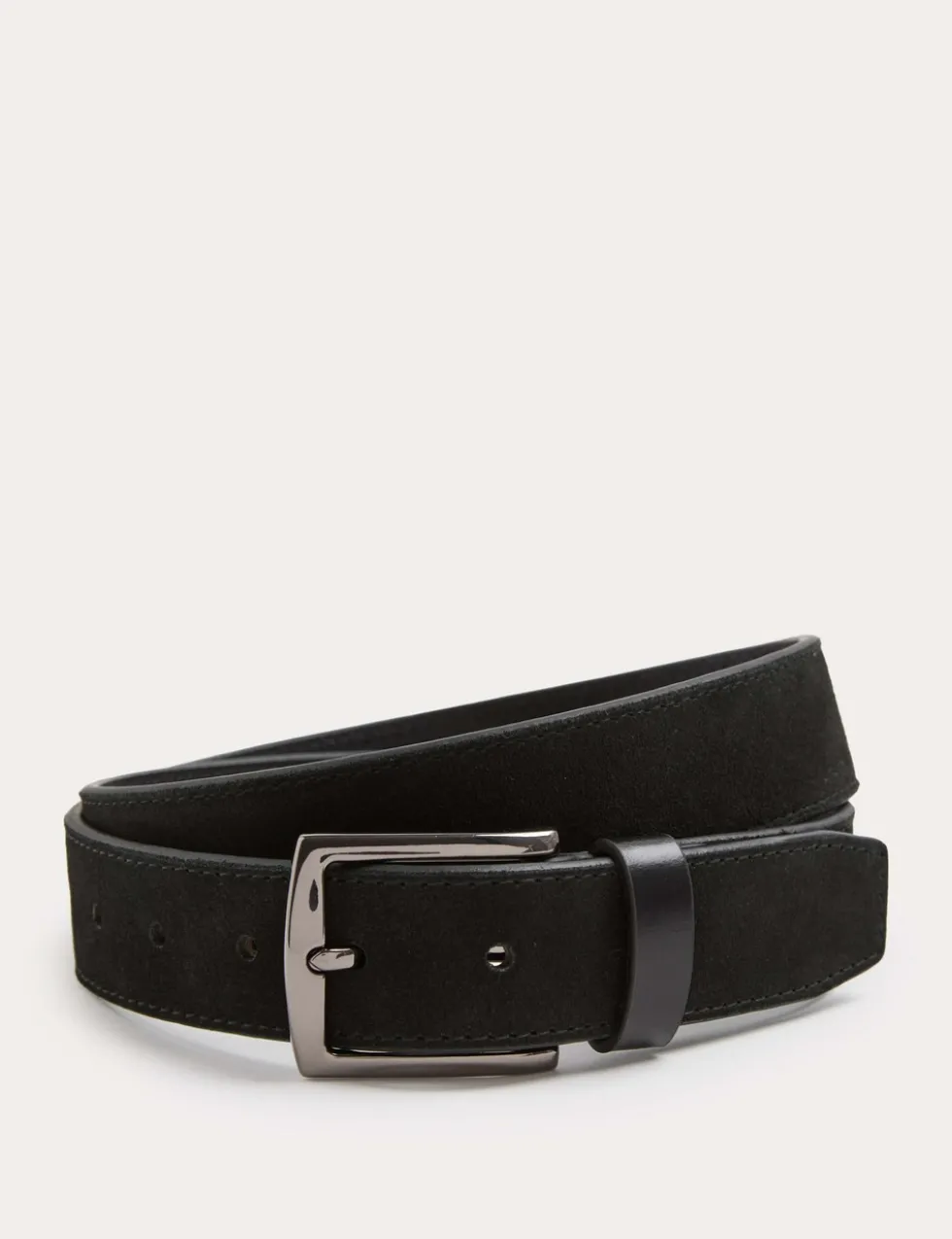 Contrast Suede Belt