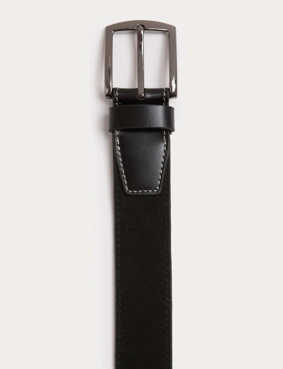 Contrast Suede Belt