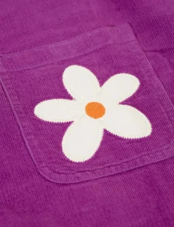 Cord Appliqué Pinafore Dress (2-12 Yrs)