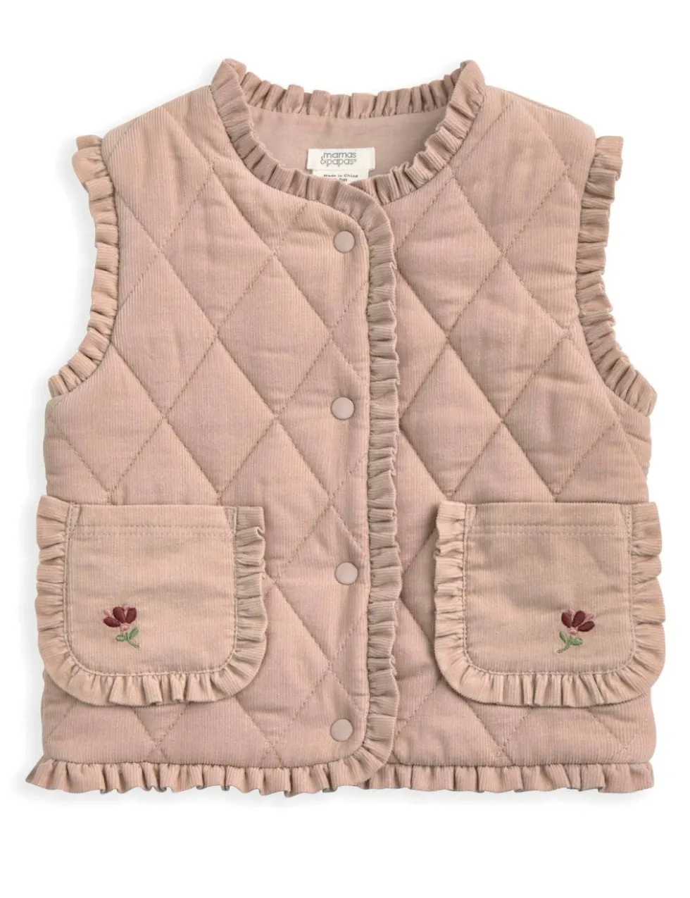 Cord Quilted Gilet (3 Mths-3 Yrs)