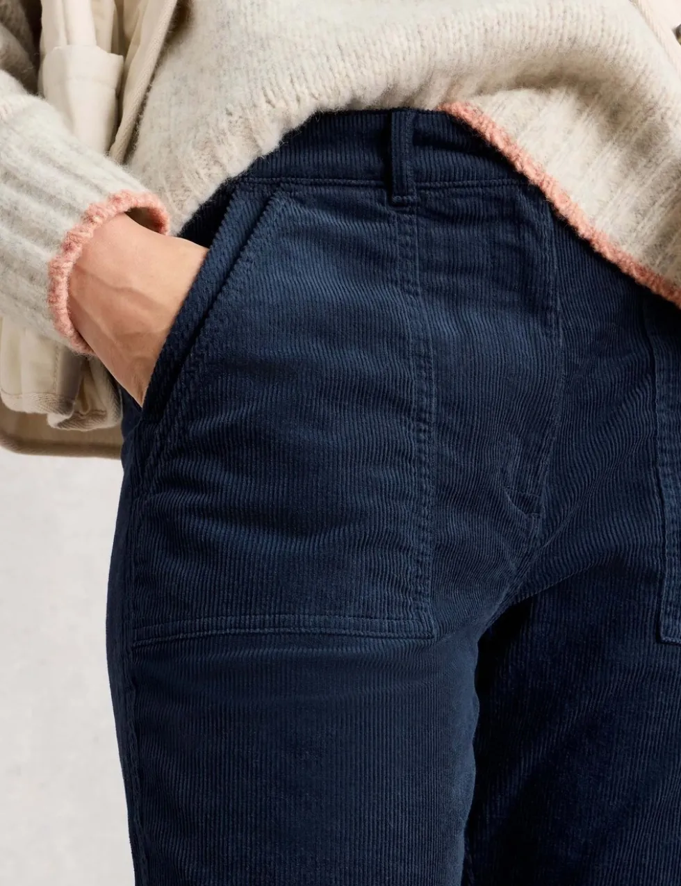 Cord Straight Leg Trousers
