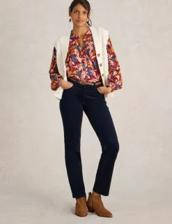Cord Straight Leg Trousers
