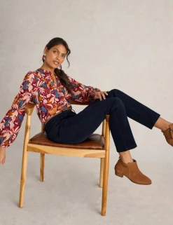 Cord Straight Leg Trousers