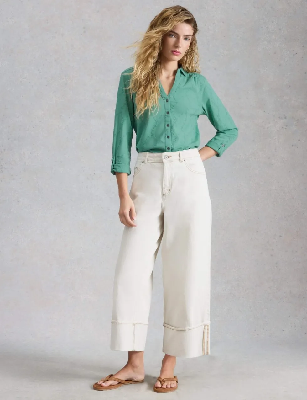 Corduroy Collared Maxi Shirt Dress