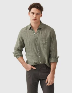 Coromandel Slim Fit Pure Linen Shirt
