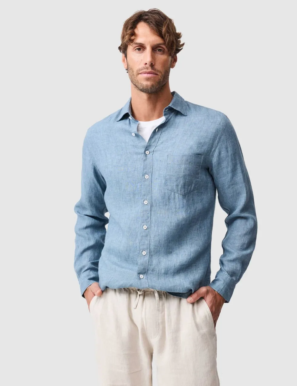 Coromandel Slim Fit Pure Linen Shirt