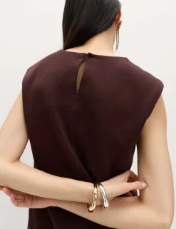 Cosy Cotton Blend Round Neck Top