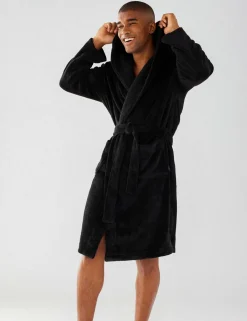 Cosy Hooded Dressing Gown