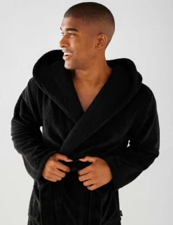 Cosy Hooded Dressing Gown